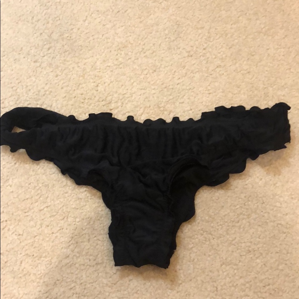Black bikini bottom